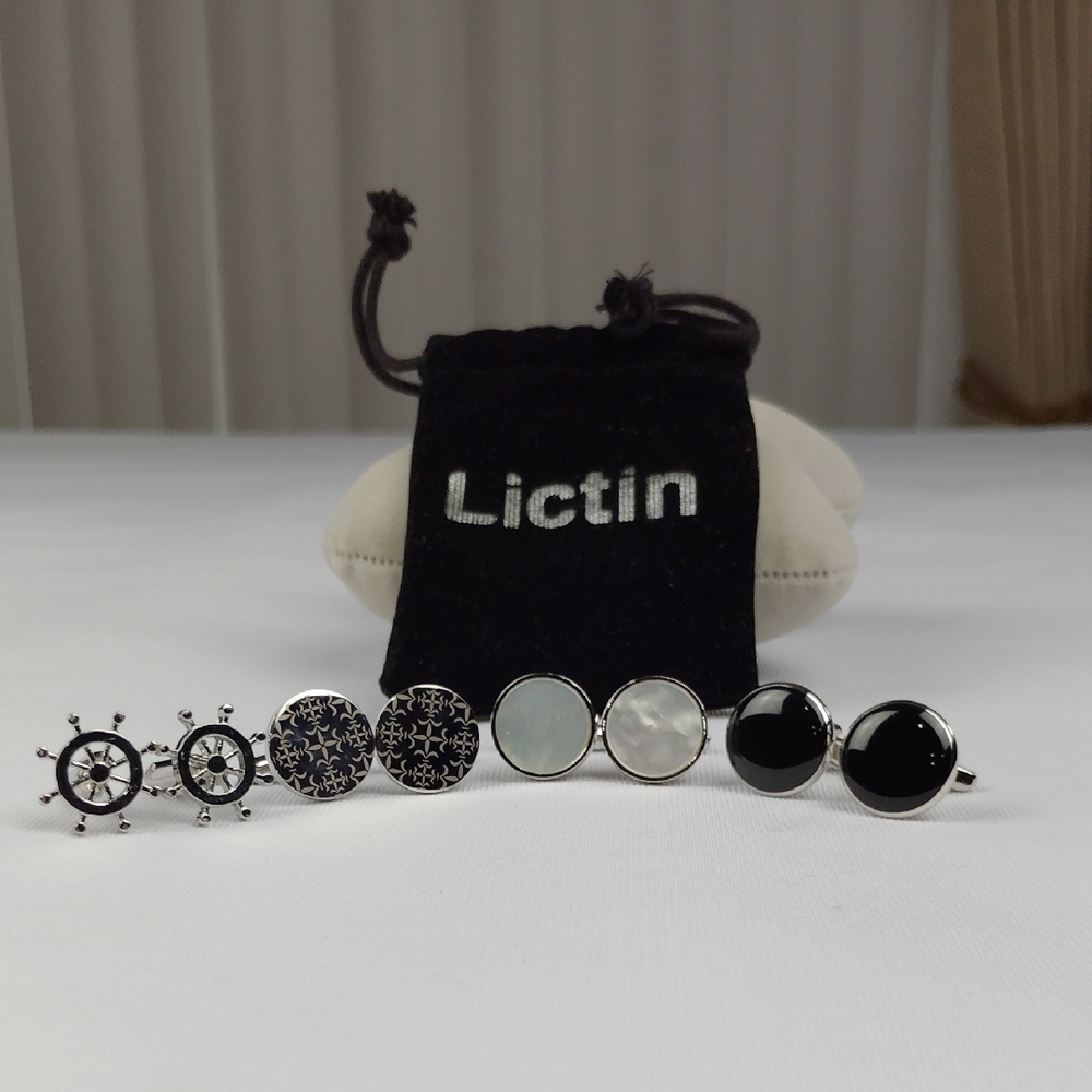 Lictin Mens Cufflinks.